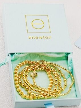 Five-Piece Enewton Gold  Bracelet Set
